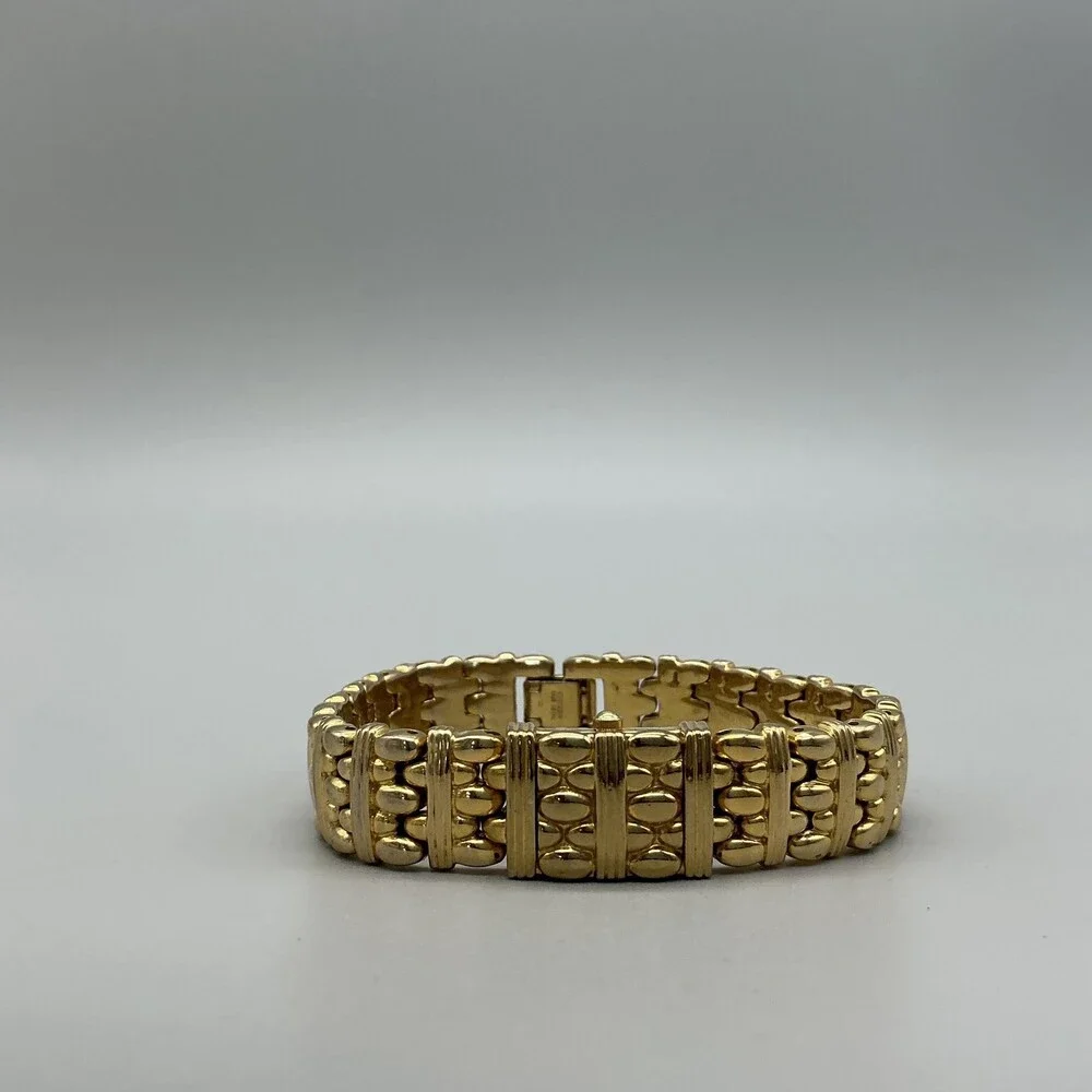 Vtg Citizen Elegance Womens Watch 14mm MOP Gold Tone Hidden Dial New Battery